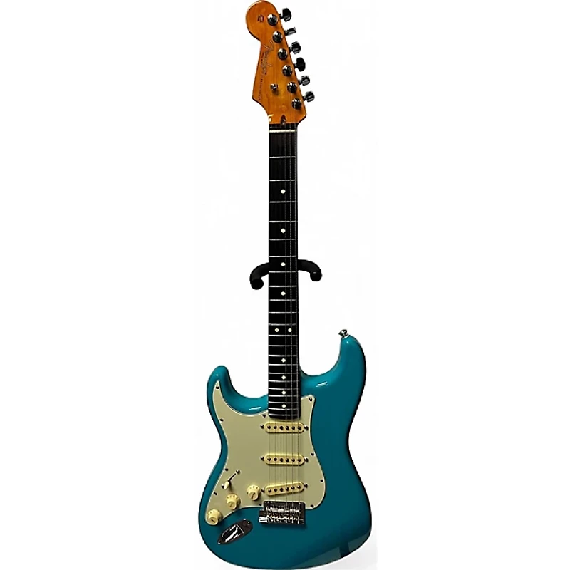 Used Fender American Professional II Stratocaster Miami Blue Solid Body Electric Guitar