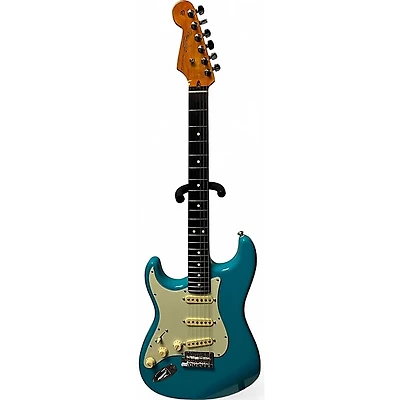 Used Fender American Professional II Stratocaster Miami Blue Solid Body Electric Guitar
