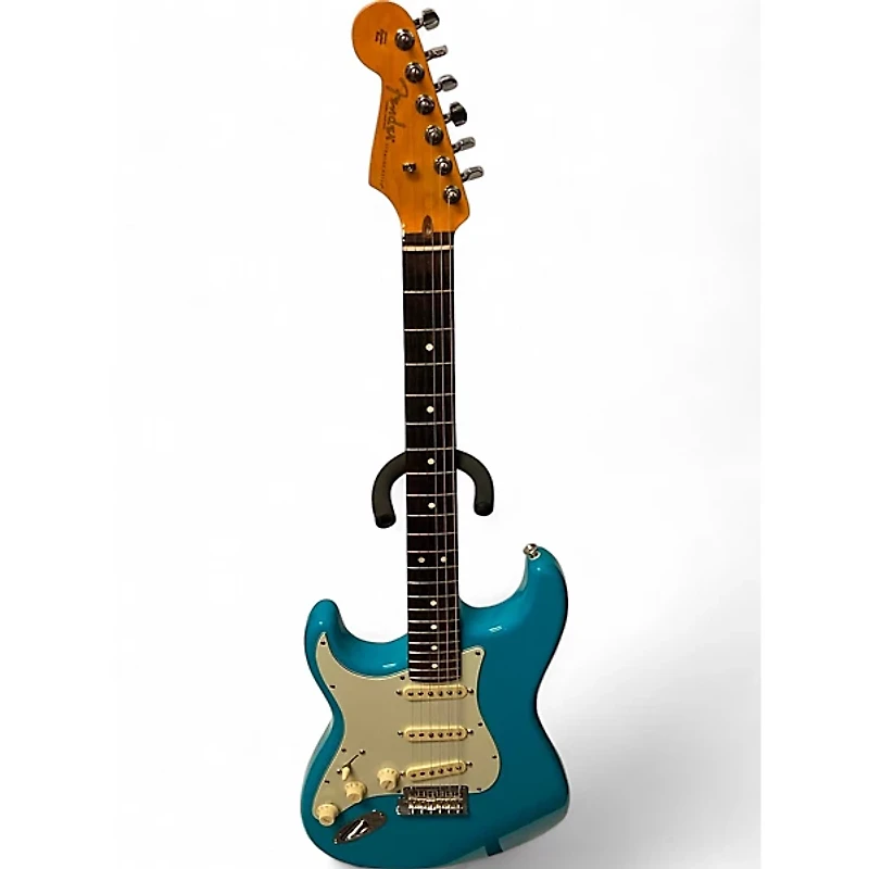 Used Fender American Professional II Stratocaster Miami Blue Solid Body Electric Guitar