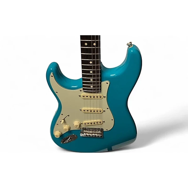 Used Fender American Professional II Stratocaster Miami Blue Solid Body Electric Guitar