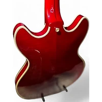 Used D'Angelico EX DCSP Cherry Hollow Body Electric Guitar