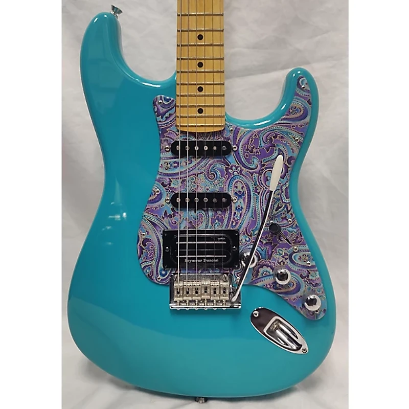 Used Fender American Professional II Stratocaster Miami Blue Solid Body Electric Guitar
