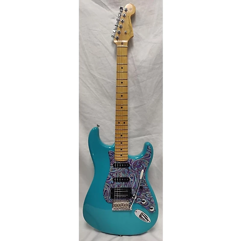 Used Fender American Professional II Stratocaster Miami Blue Solid Body Electric Guitar