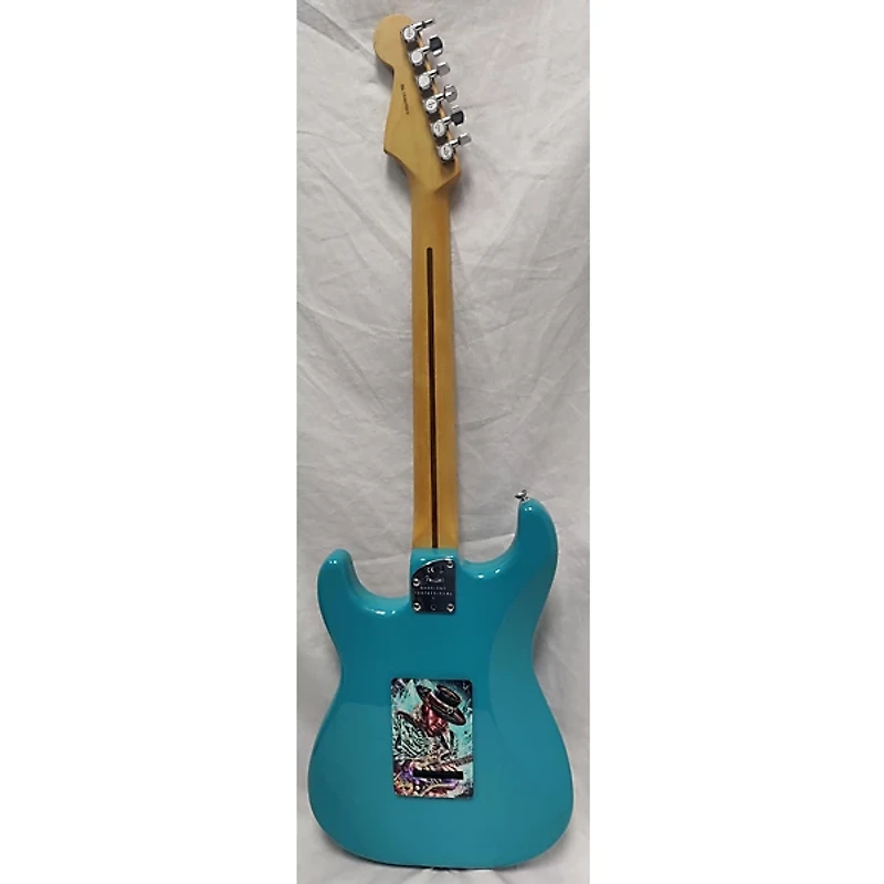 Used Fender American Professional II Stratocaster Miami Blue Solid Body Electric Guitar