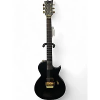 Used ESP LTD Black Metal Black Solid Body Electric Guitar