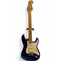 Used Fender American Ultra Stratocaster Metallic Blue Solid Body Electric Guitar