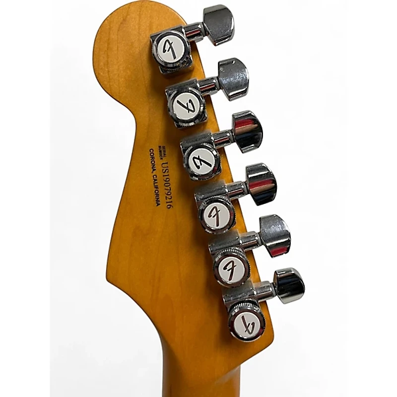 Used Fender American Ultra Stratocaster Metallic Blue Solid Body Electric Guitar