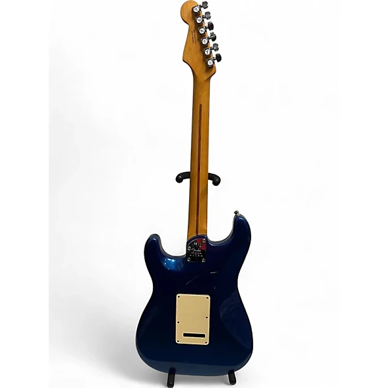 Used Fender American Ultra Stratocaster Metallic Blue Solid Body Electric Guitar