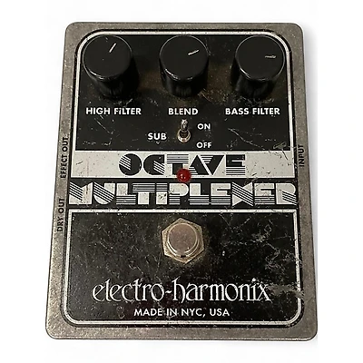 Used Electro-Harmonix Octave Multiplexer Effect Pedal