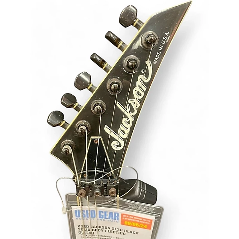 Used Jackson SL2H Black Solid Body Electric Guitar