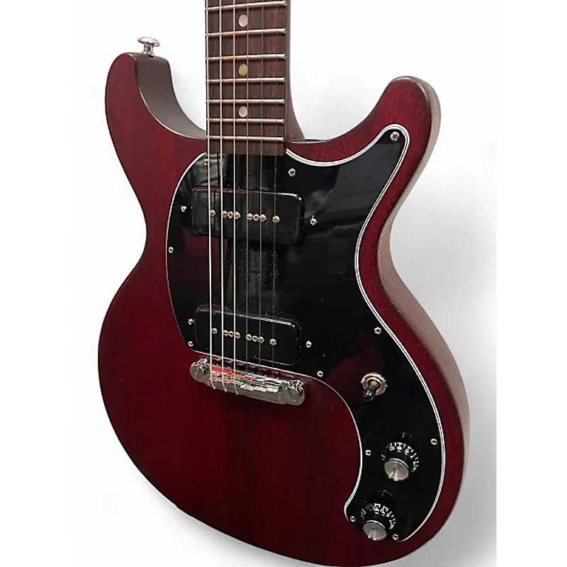 Used ESP LTD EC401QM Midnight Wine Solid Body Electric Guitar