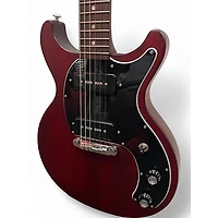 Used ESP LTD EC401QM Midnight Wine Solid Body Electric Guitar