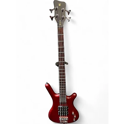 Used RockBass By Warwick CORVETTE $$ Red Electric Bass Guitar