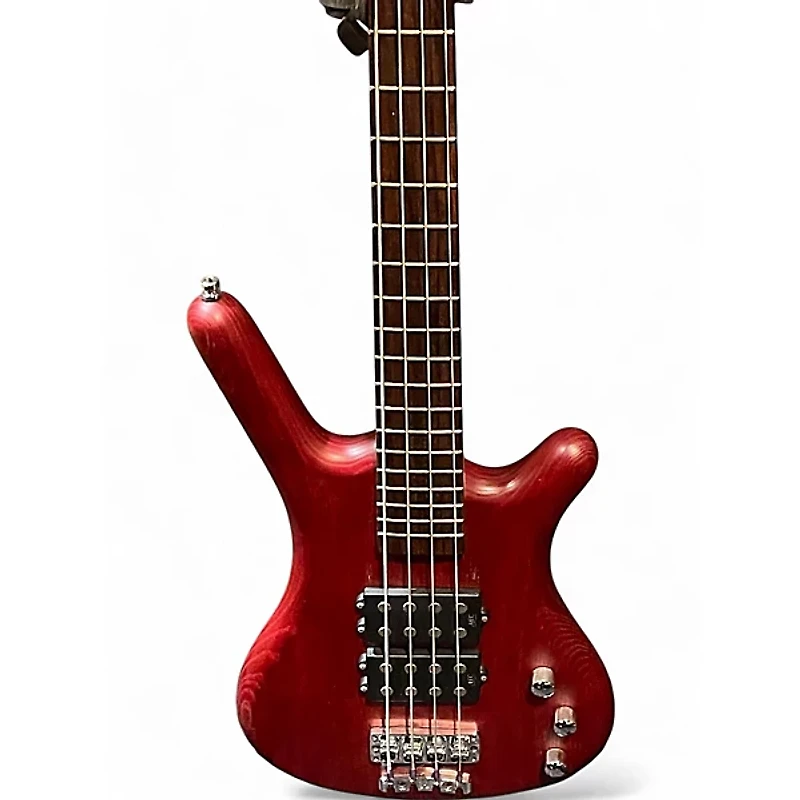 Used RockBass By Warwick CORVETTE $$ Red Electric Bass Guitar