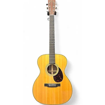 Used Martin OM28E Retro Vintage Natural Acoustic Electric Guitar