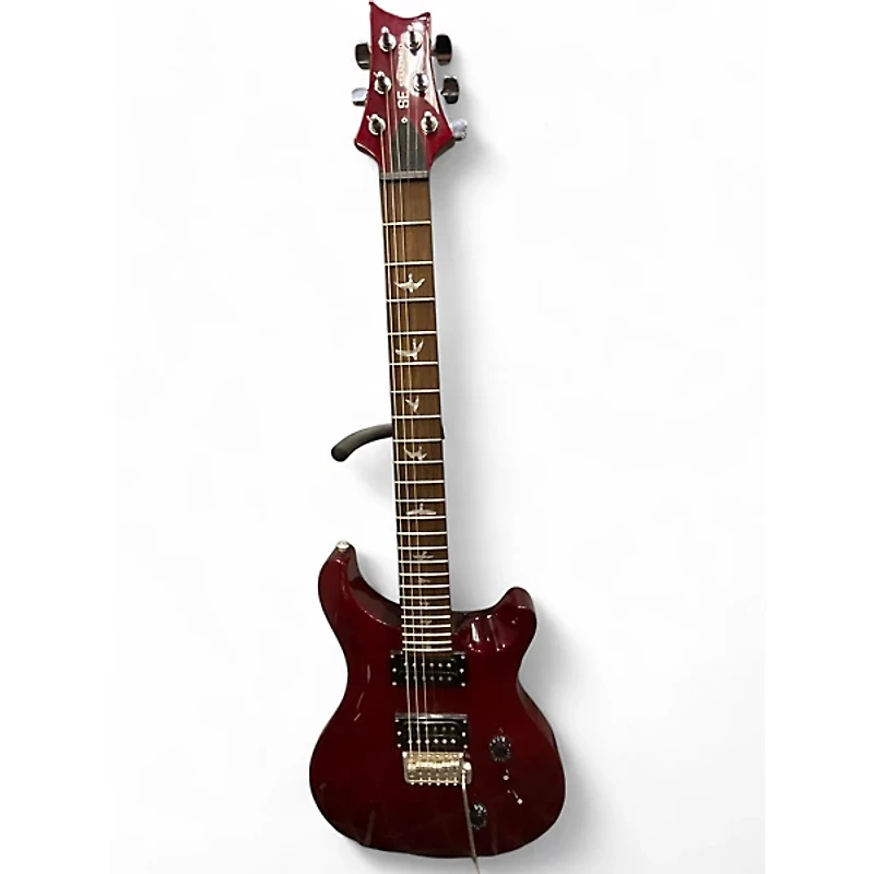 Used PRS SE Standard 24 Wine Red Solid Body Electric Guitar