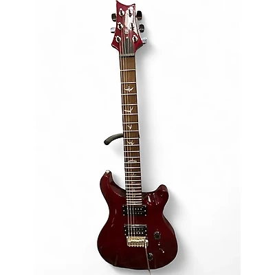 Used PRS SE Standard 24 Wine Red Solid Body Electric Guitar