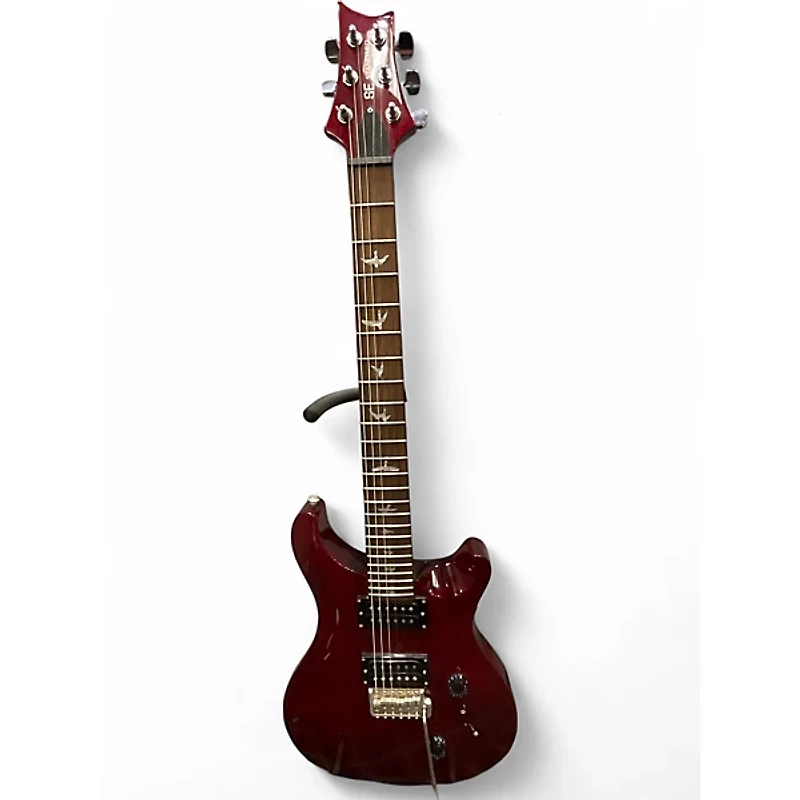 Used PRS SE Standard 24 Wine Red Solid Body Electric Guitar