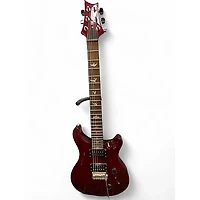 Used PRS SE Standard 24 Wine Red Solid Body Electric Guitar