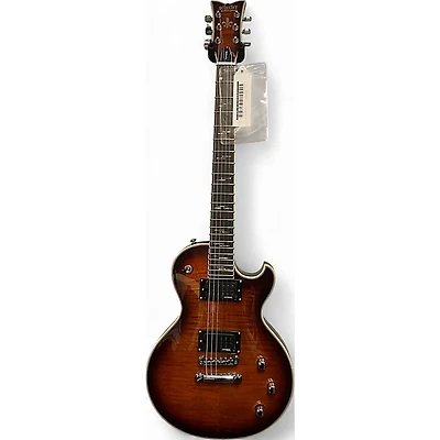 Used Schecter Guitar Research Solo-II Supreme Catseye Burst Solid Body Electric Guitar