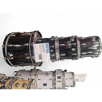 Used Ludwig 4 piece Classic Maple Cortex Black Drum Kit