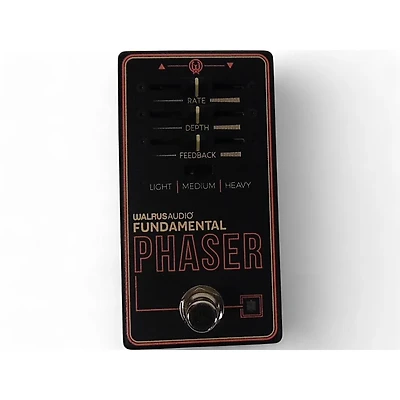 Used Walrus Audio Fundamental Phaser Effect Pedal
