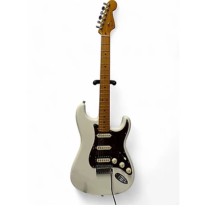 Used Fender American Ultra Stratocaster HSS White Solid Body Electric Guitar