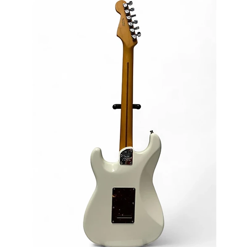 Used Fender American Ultra Stratocaster HSS White Solid Body Electric Guitar