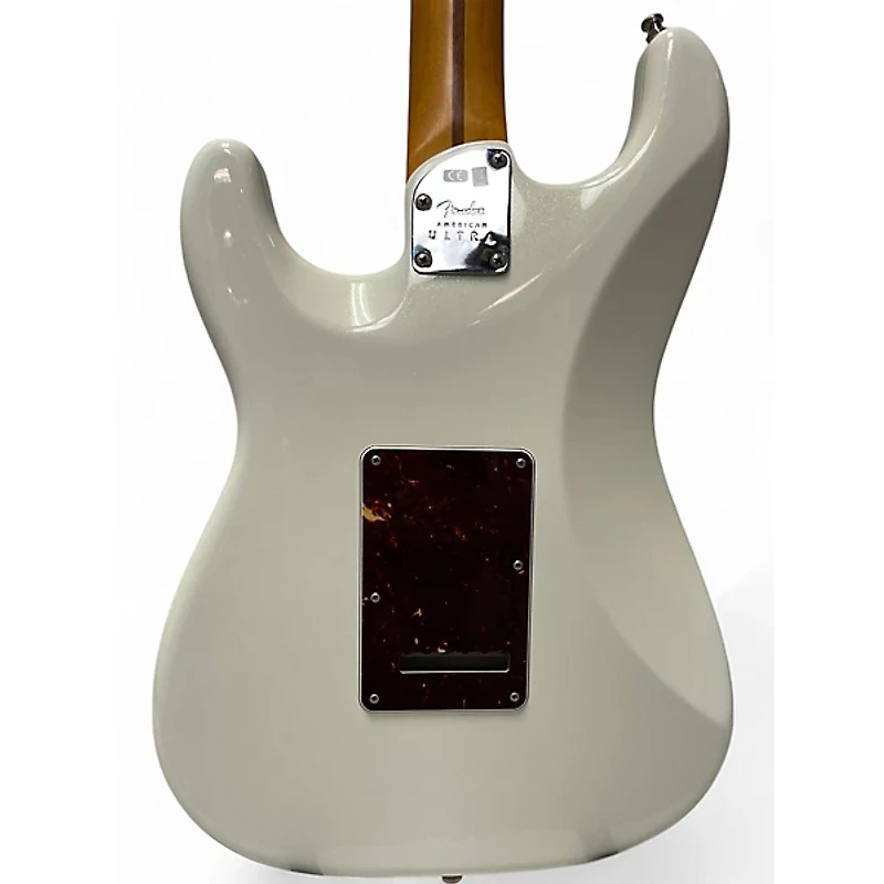 Used Fender American Ultra Stratocaster HSS White Solid Body Electric Guitar