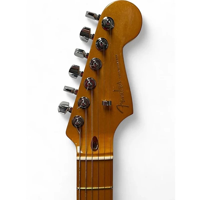 Used Fender American Ultra Stratocaster HSS White Solid Body Electric Guitar