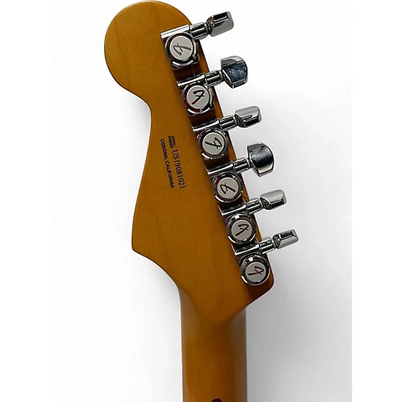 Used Fender American Ultra Stratocaster HSS White Solid Body Electric Guitar