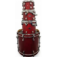 Used PDP By DW 4 piece FS Series Flat Red Drum Kit