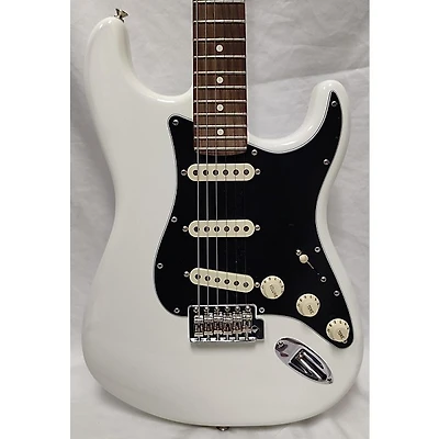 Used Fender American Performer Stratocaster SSS Arctic White Solid Body Electric Guitar