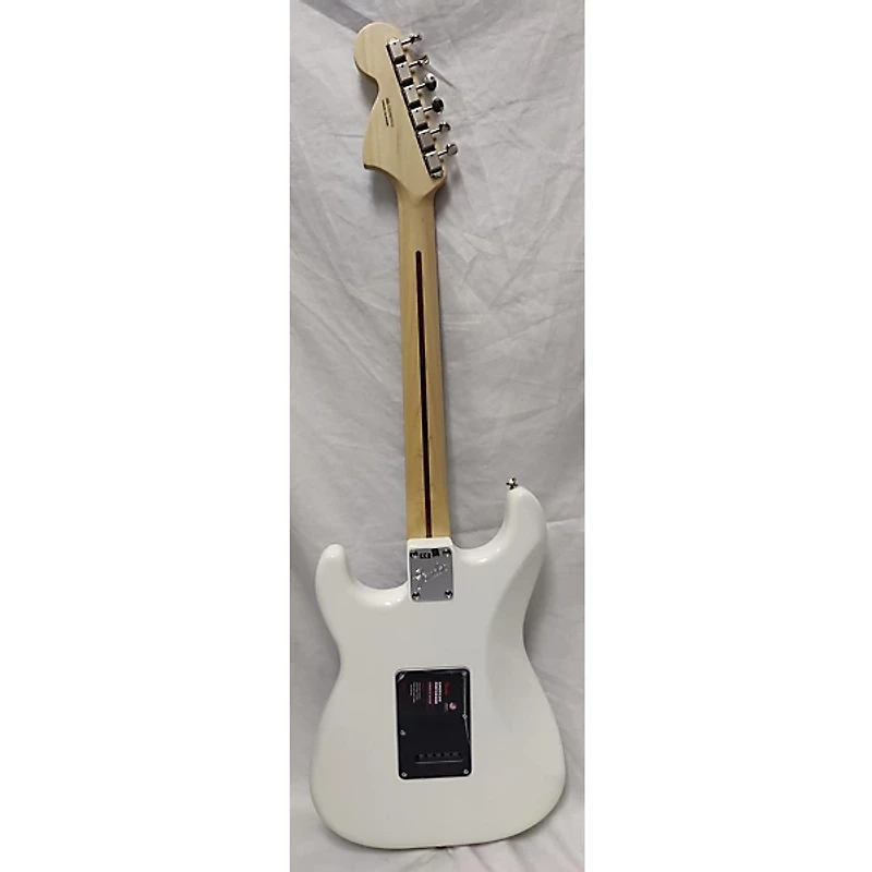 Used Fender American Performer Stratocaster SSS Arctic White Solid Body Electric Guitar