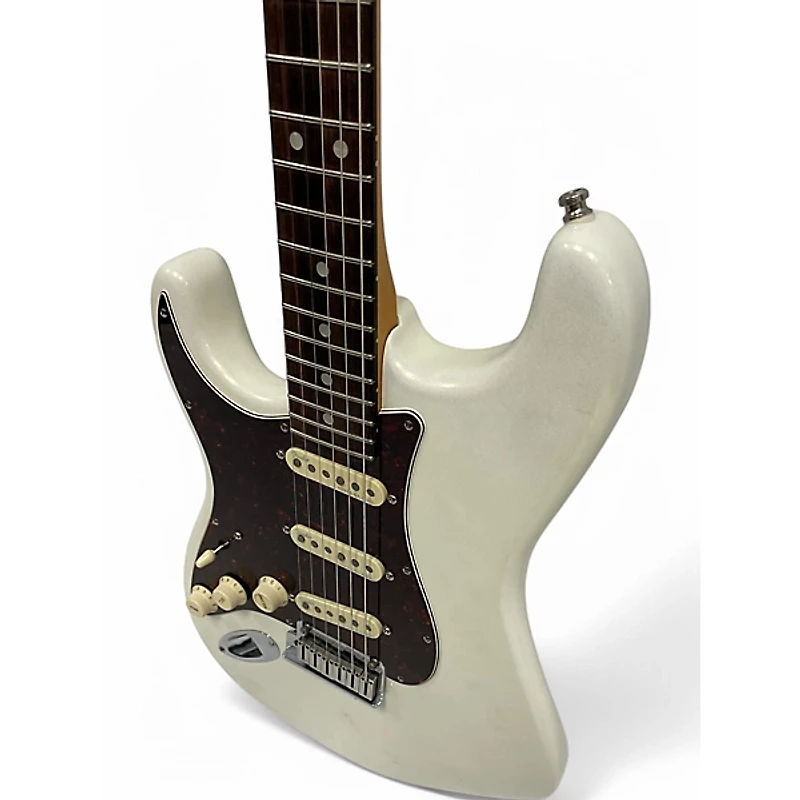 Used Fender American Ultra Stratocaster Pearl White Solid Body Electric Guitar