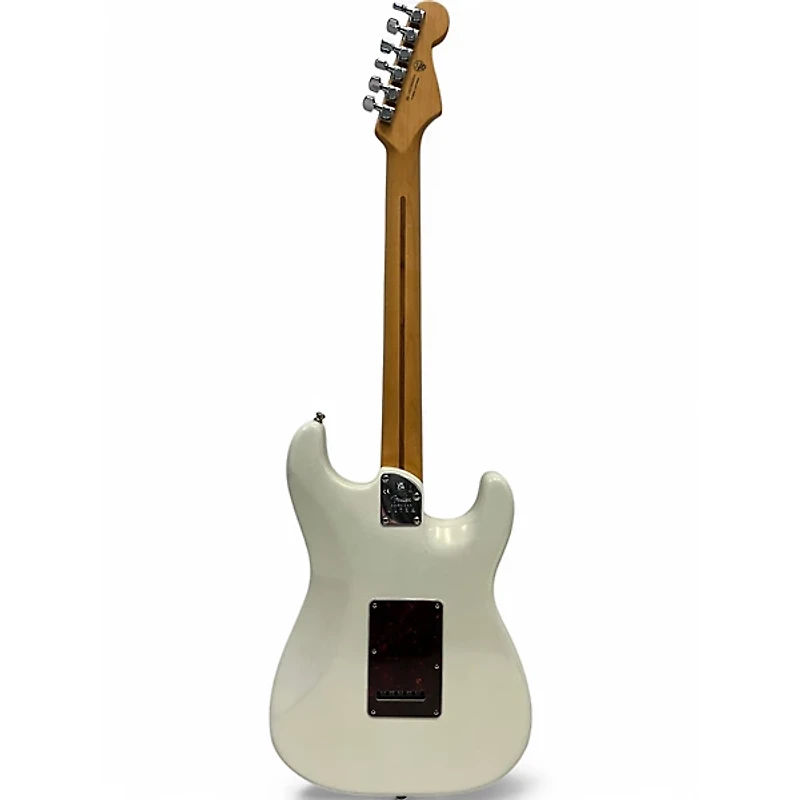 Used Fender American Ultra Stratocaster Pearl White Solid Body Electric Guitar