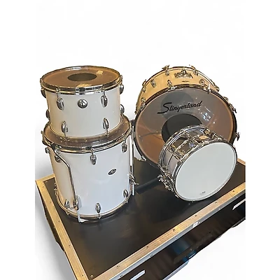 Vintage 1970s Slingerland 4 Piece Cortex Kit WHITE MARINE PEARL Drum Kit