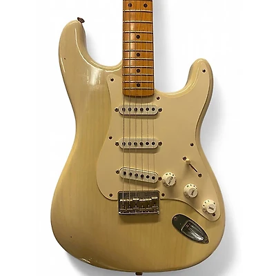 Used Fender Fender Custom Shop 1956 Stratocaster Journeyman Relic Aged White Blonde Solid Body Electric Guitar