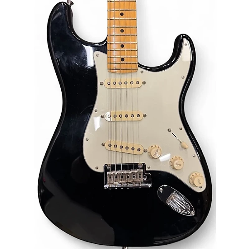 Used Fender American Professional II Stratocaster Black Solid Body Electric Guitar