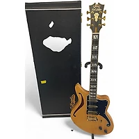Used D'Angelico Bedford Deluxe SH Custom Natural Solid Body Electric Guitar