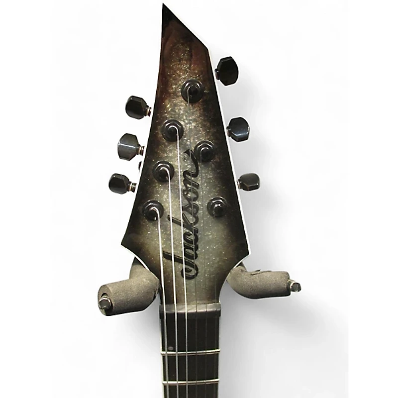 Used Jackson Pro Series Dinky DK Modern EverTune 6 Silver Sparkle Solid Body Electric Guitar