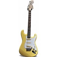 Used Fender Artist Series Yngwie Malmsteen Stratocaster Buttercream Solid Body Electric Guitar