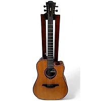 Used Lag Guitars THV30DCE Natural Acoustic Electric Guitar