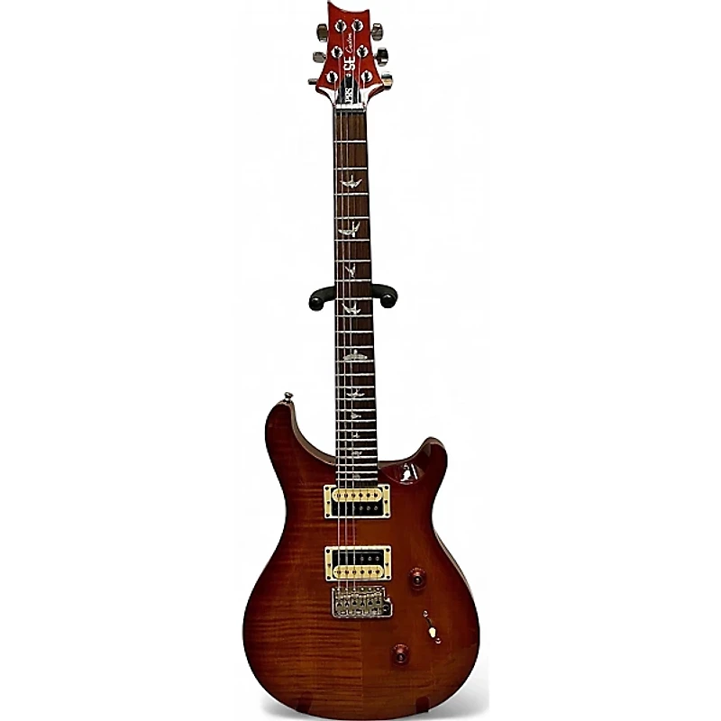 Used PRS SE Custom 24 Tabaco Burst Solid Body Electric Guitar