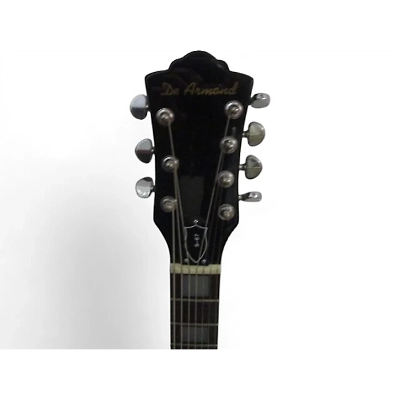Used DeArmond S-67 Black Solid Body Electric Guitar