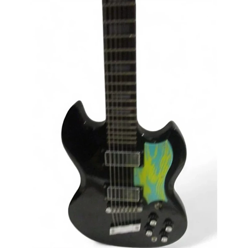 Used DeArmond S-67 Black Solid Body Electric Guitar