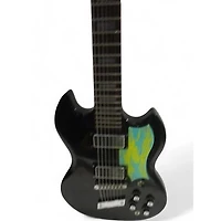 Used DeArmond S-67 Black Solid Body Electric Guitar