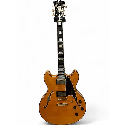 Used D'Angelico EX-DC Natural Hollow Body Electric Guitar