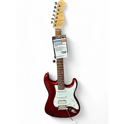 Used Fender American Professional Standard Stratocaster HSS Candy Apple Red Solid Body Electric Guitar