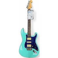 Used Fender Partscaster Turquoise Solid Body Electric Guitar